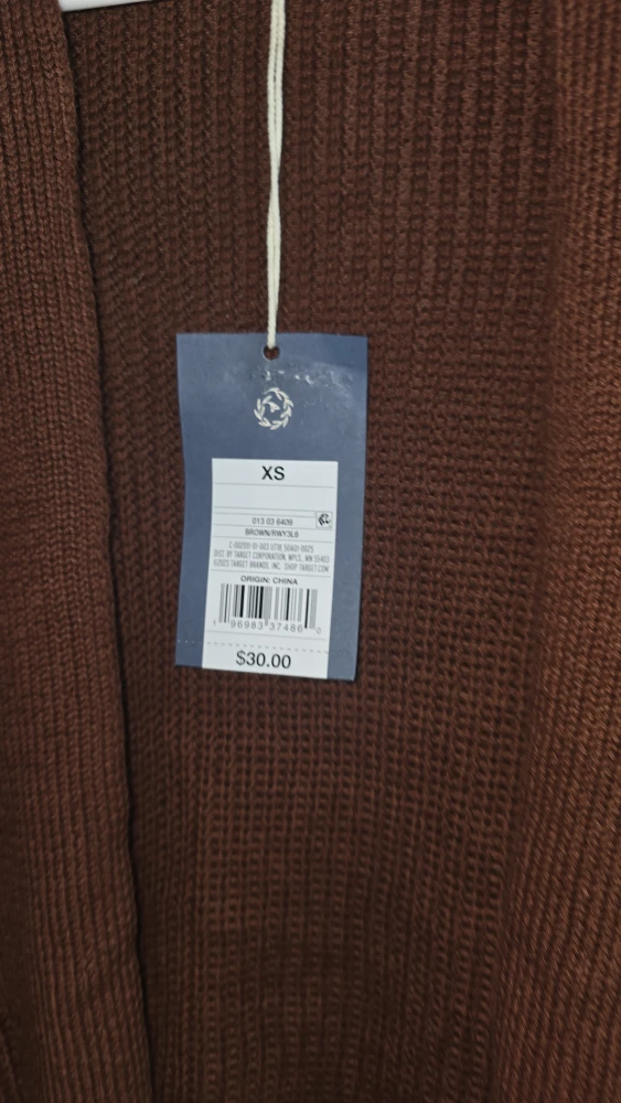 Universal Thread Brown Cardigan XS - photo 3