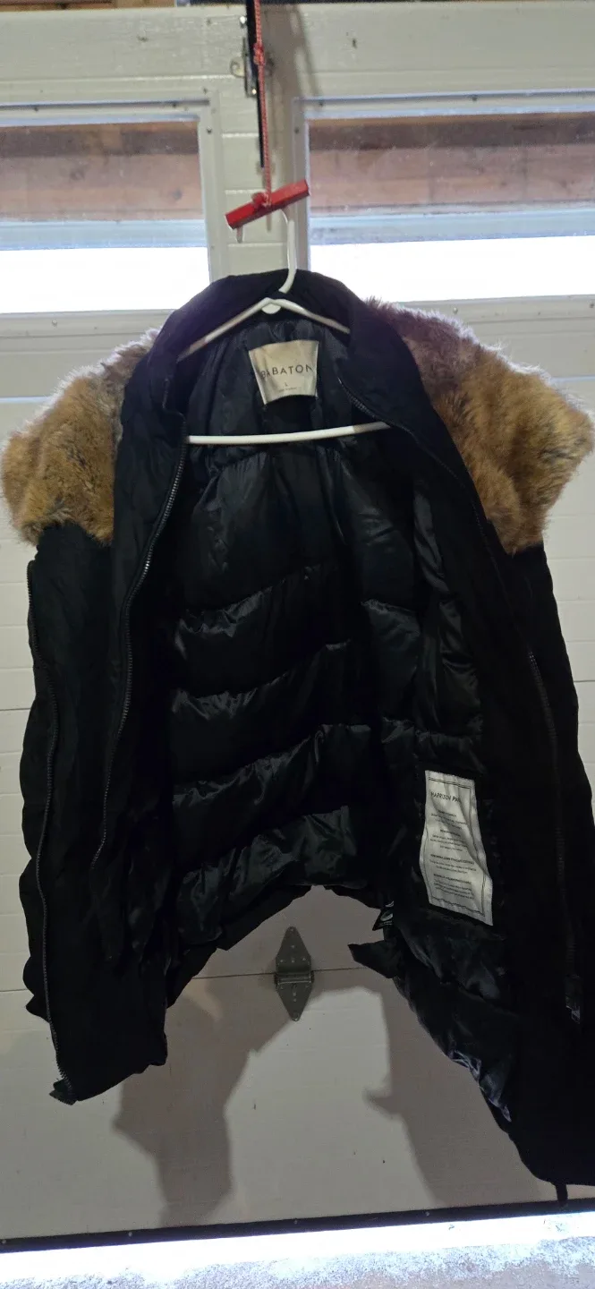 Large Babaton Harrison Parka - Black