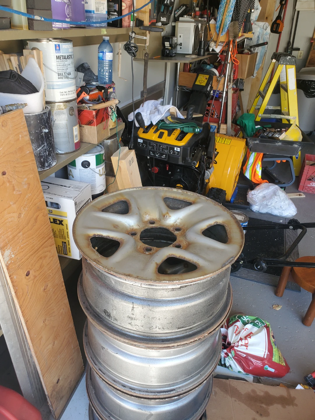 Set of 4 Used Steel Rims - photo 2