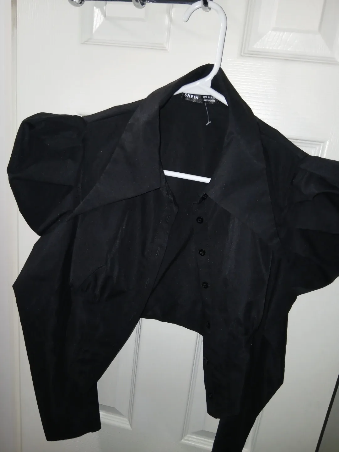 Shein Black Blouse - s/m image indicator(2)