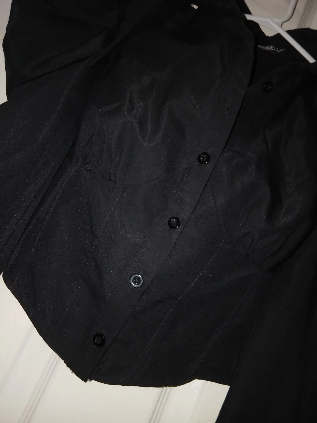 Shein Black Blouse - s/m image indicator(3)