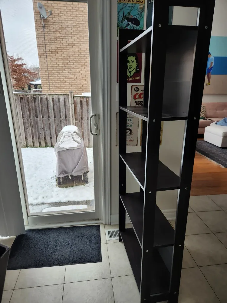 Ikea Laiva Black 5-Shelf Bookcase each. Like new condition. image indicator(2)