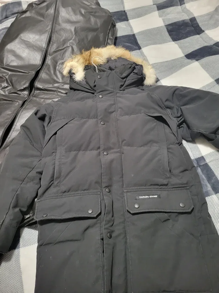 Canada Goose Black Down Parka , Medium  size