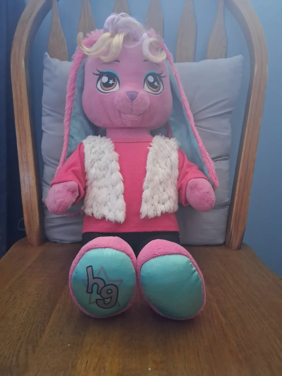 Build-A-Bear Pink Honey Girls Bunny Plushie image indicator(2)