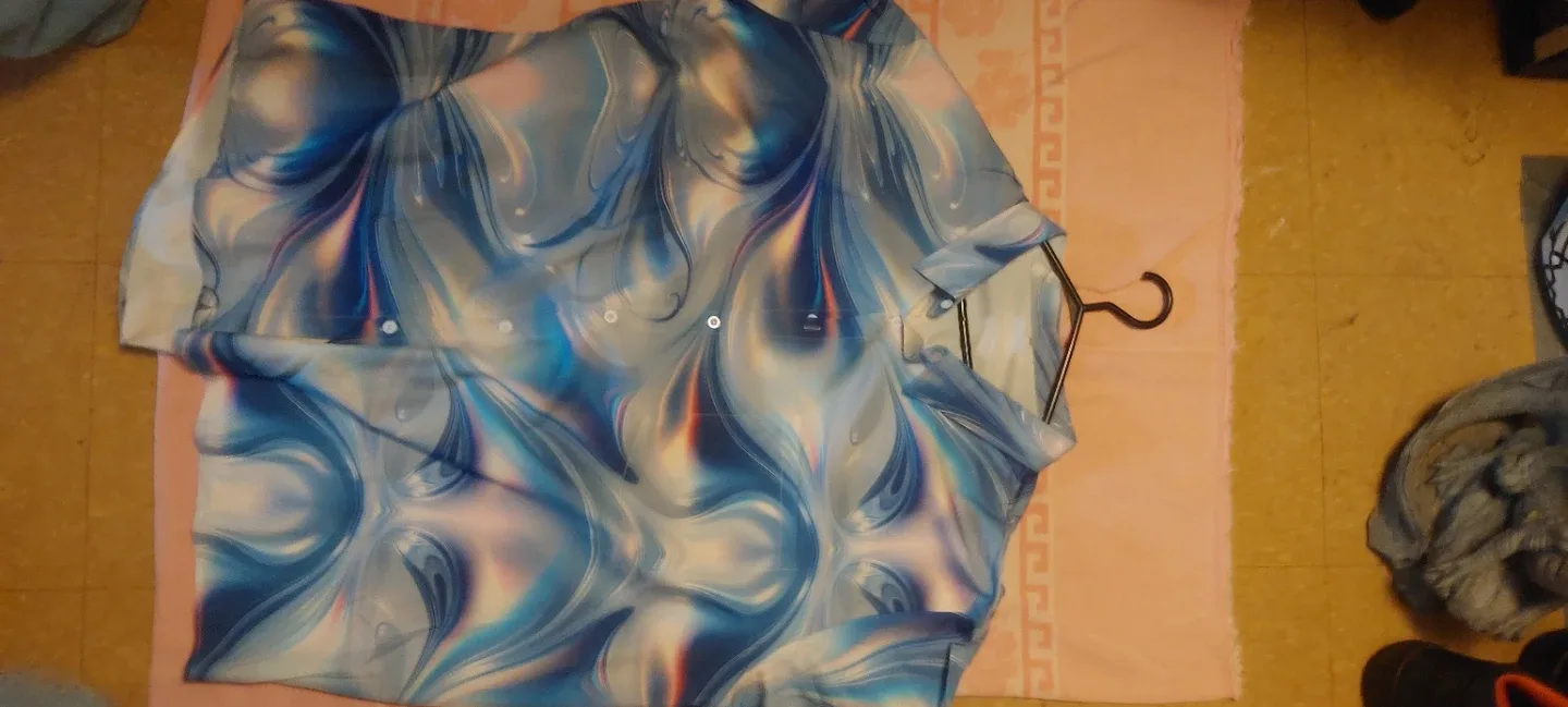 Assorted Patterned Button-Up Shirts