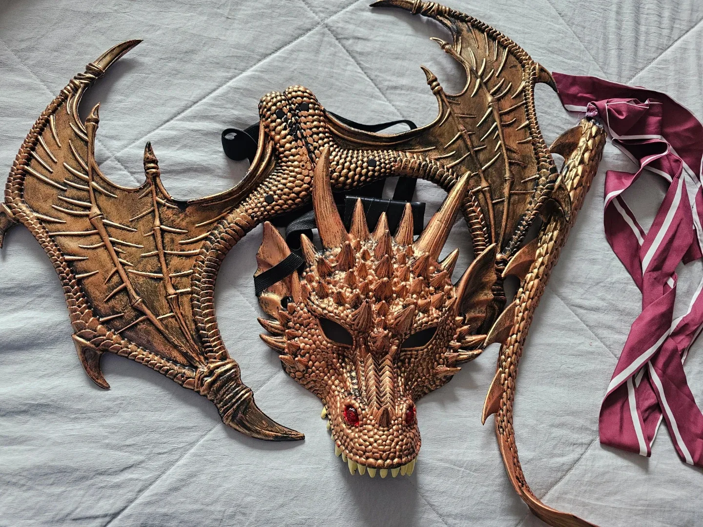 Role Party Dragon Mask with Wings