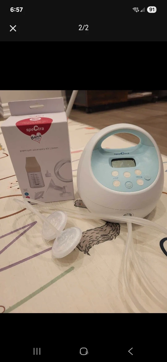 Spectra S1 Natural Breast Pump w/ Accessory Kit