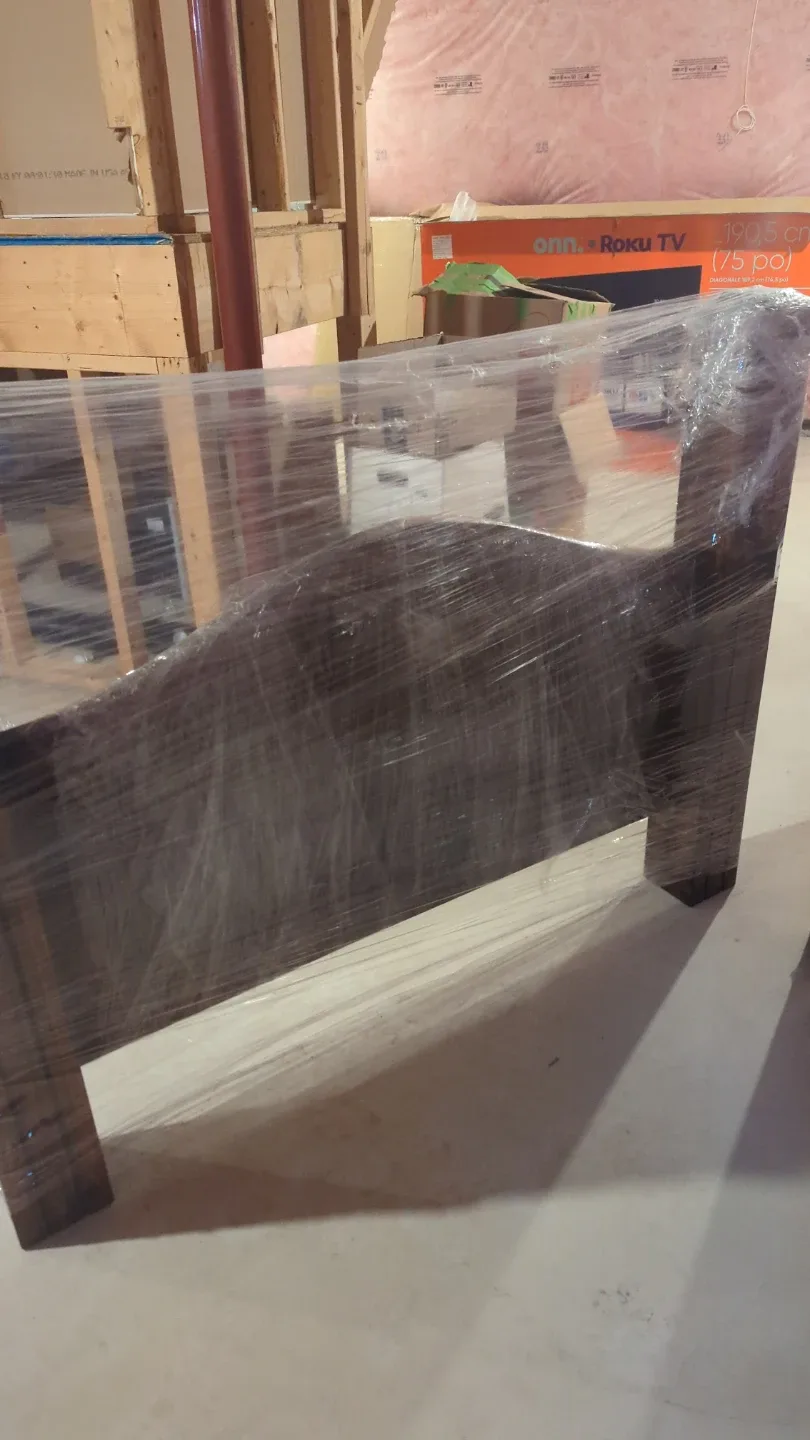 Wrapped Wooden bed frame image indicator(3)