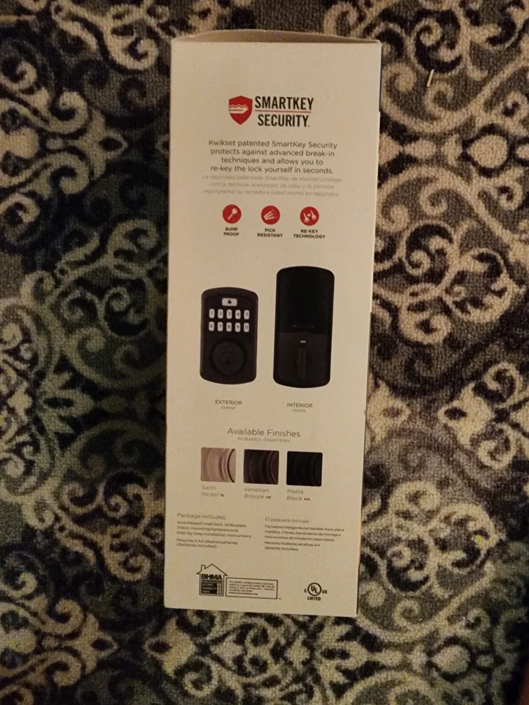 New Kwikset Aura Keypad Bluetooth Smart Lock image indicator(3)