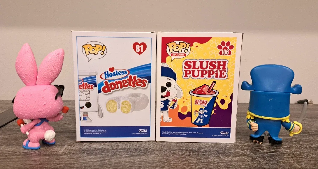 🥤 Slush Puppies 🍩 Powdered Donettes 🐰 Energizer 🥣 Cap'n Crunch image indicator(3)