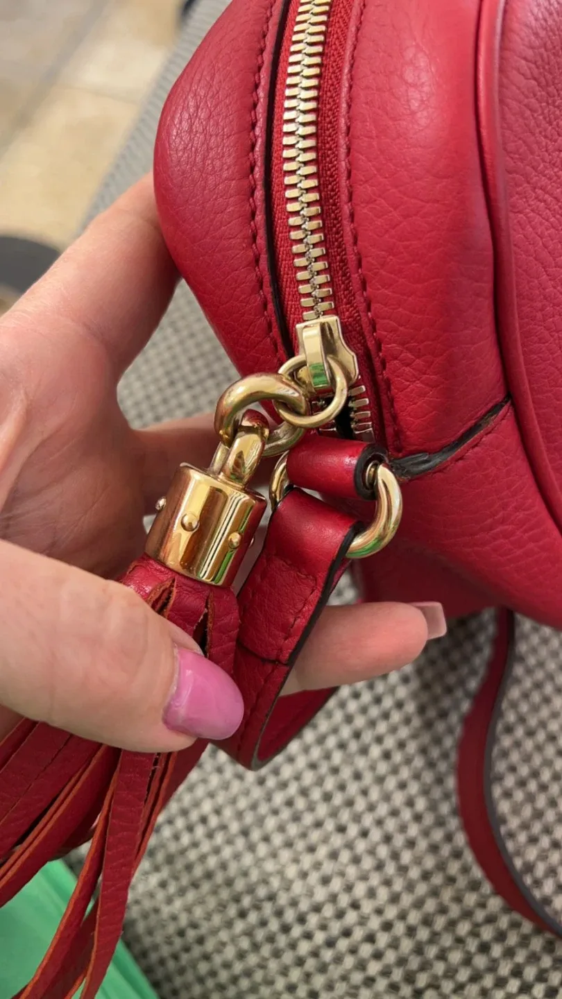 Gucci Soho Disco Bag - Red Leather image indicator(6)