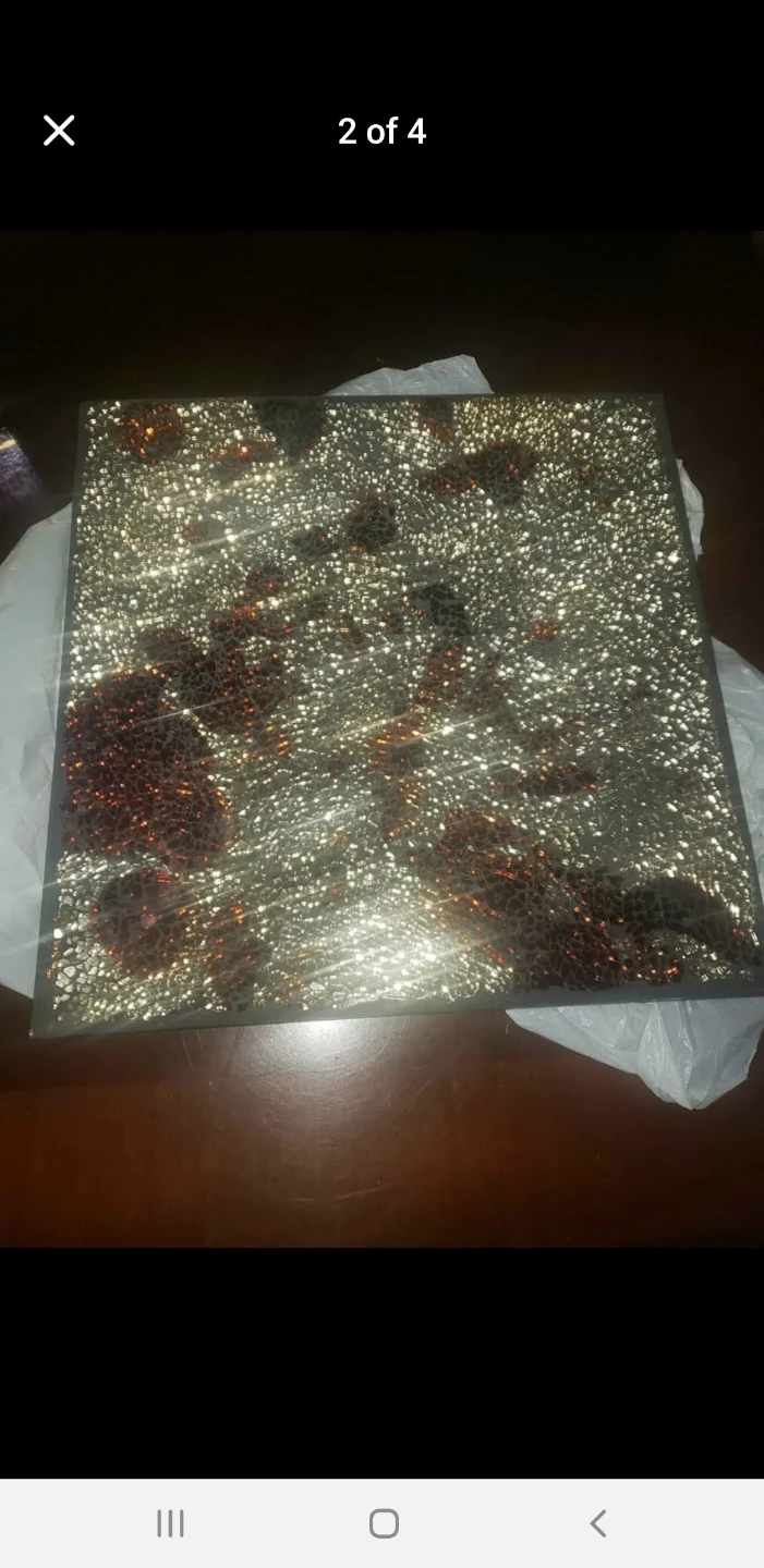 Decorative Square mosaic plate