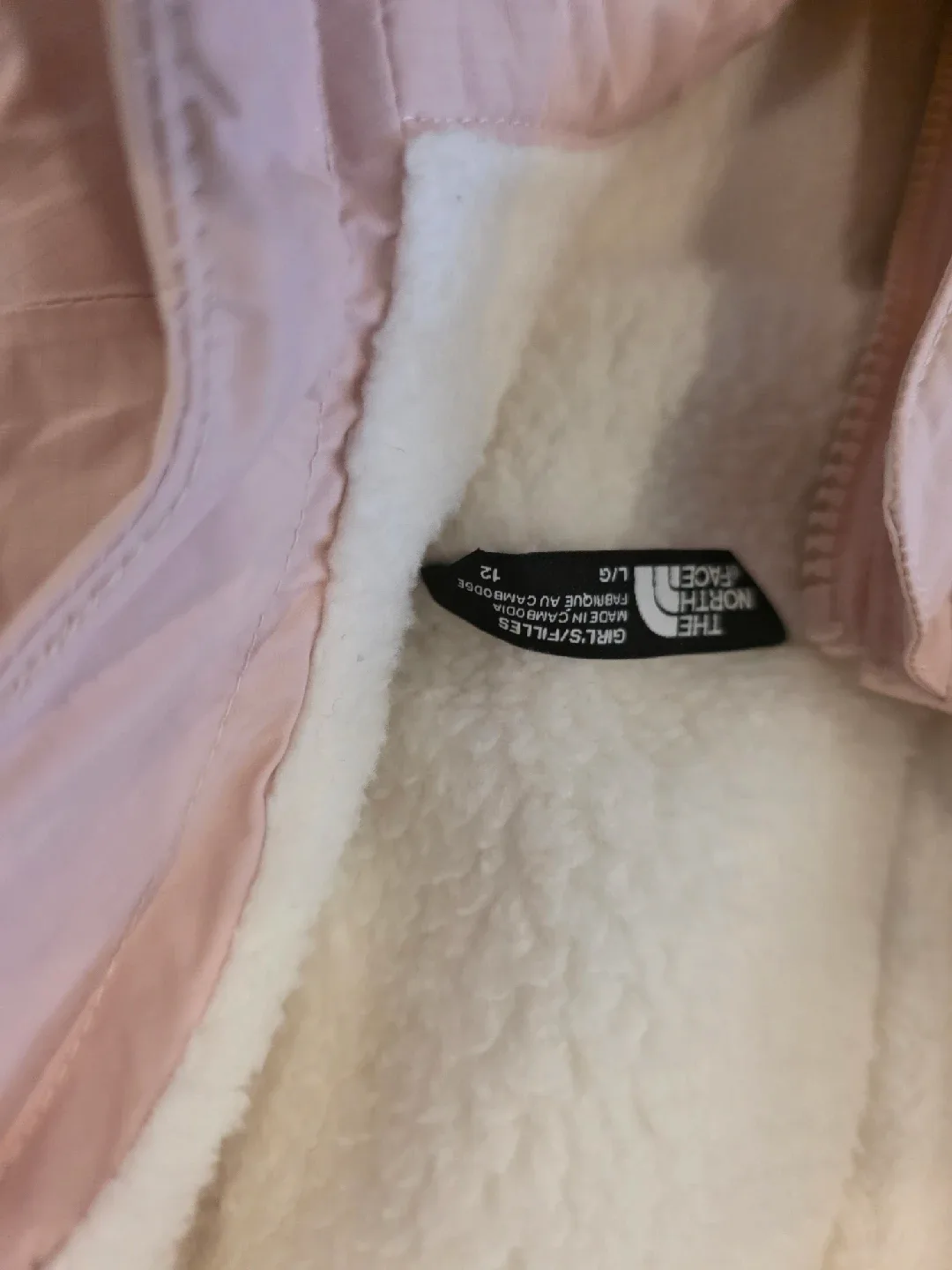 The North Face Girl's Pink Jacket, Size 12 image indicator(2)
