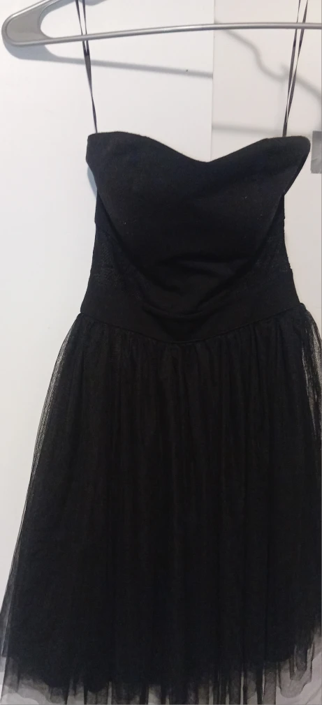 Black Strapless Dress