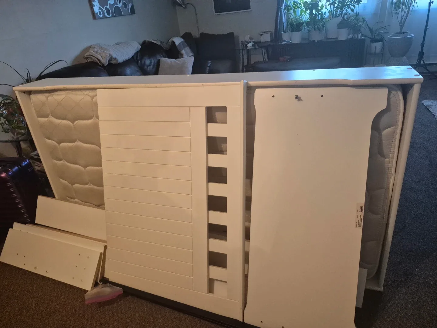 Kids White Bed Frame & Mattress image indicator(5)