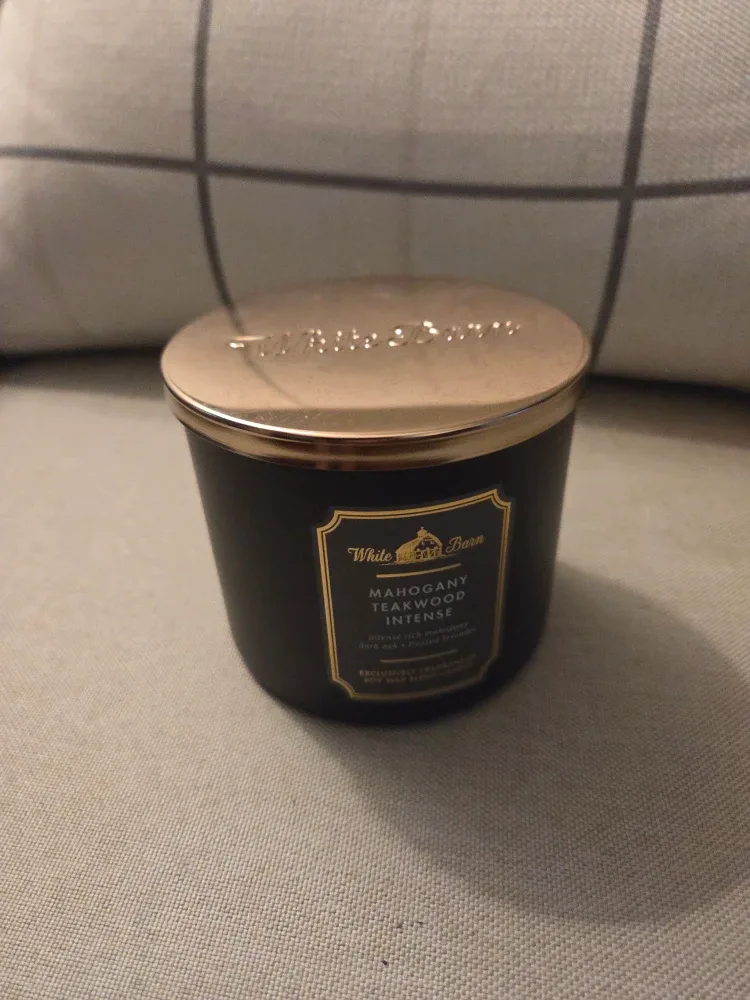 Empty Bath & Body Works Mahogany Teakwood Intense Candle