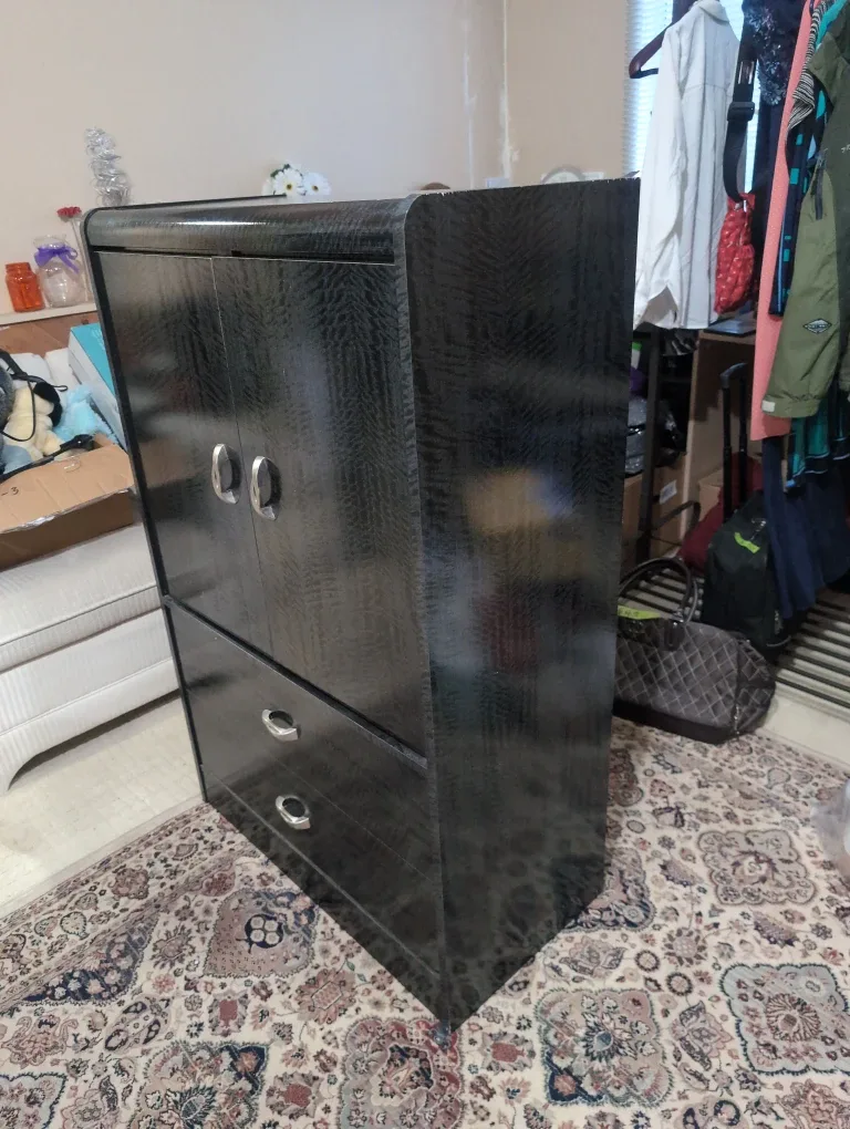 Dark Wood Armoire & Dresser Combo image indicator(2)