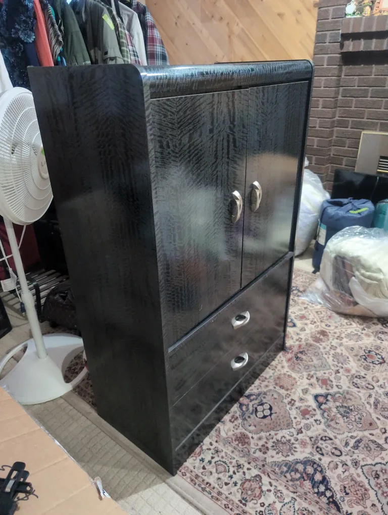 Dark Wood Armoire & Dresser Combo image indicator(3)