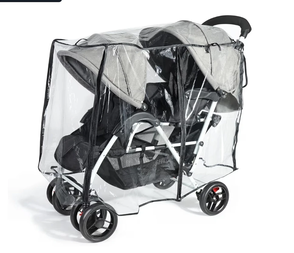 IvyWind Double Stroller Rain Cover