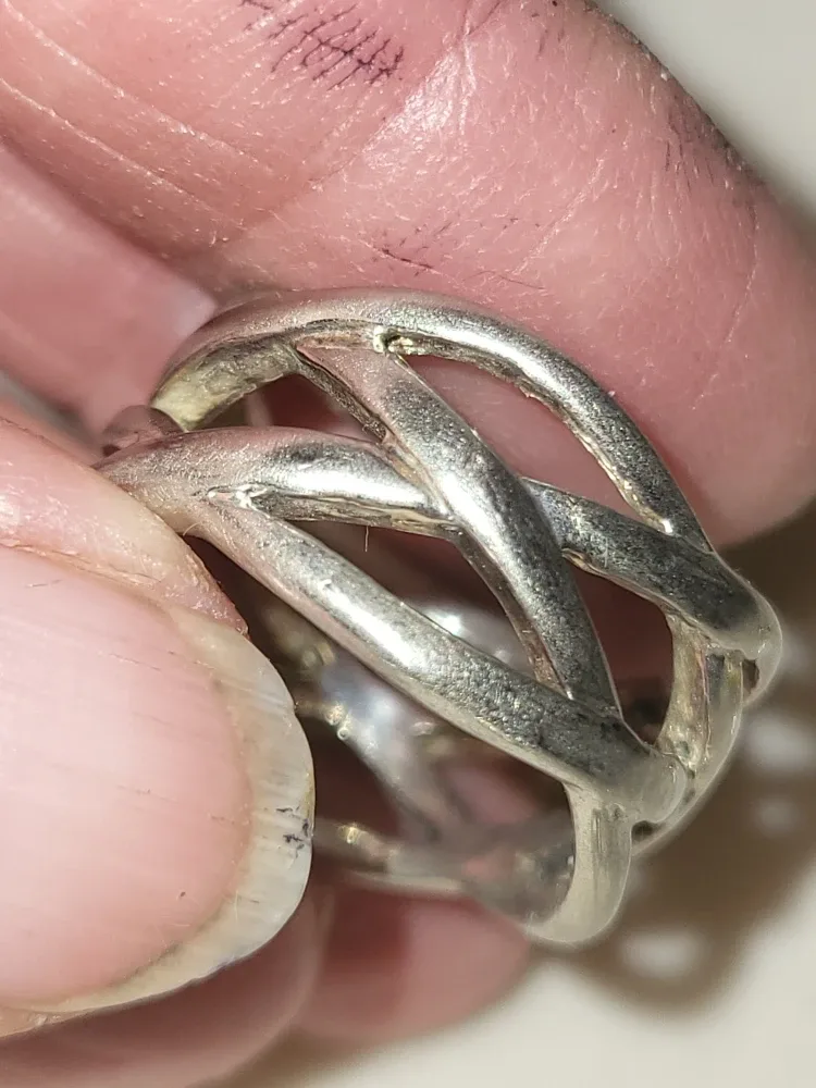 Sterling Silver Braided Ring image indicator(4)