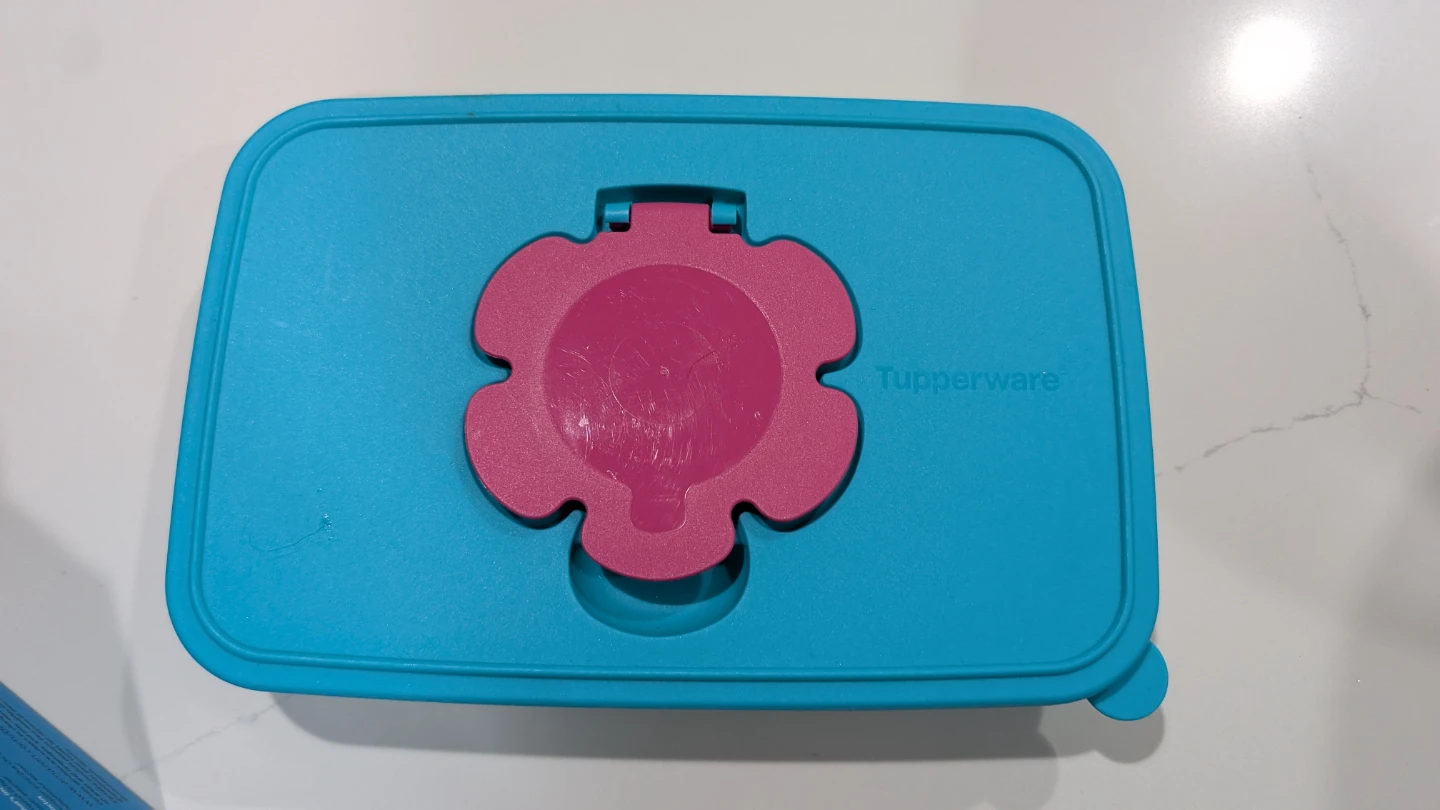 Tupperware Wipes Container - Blue - photo 2