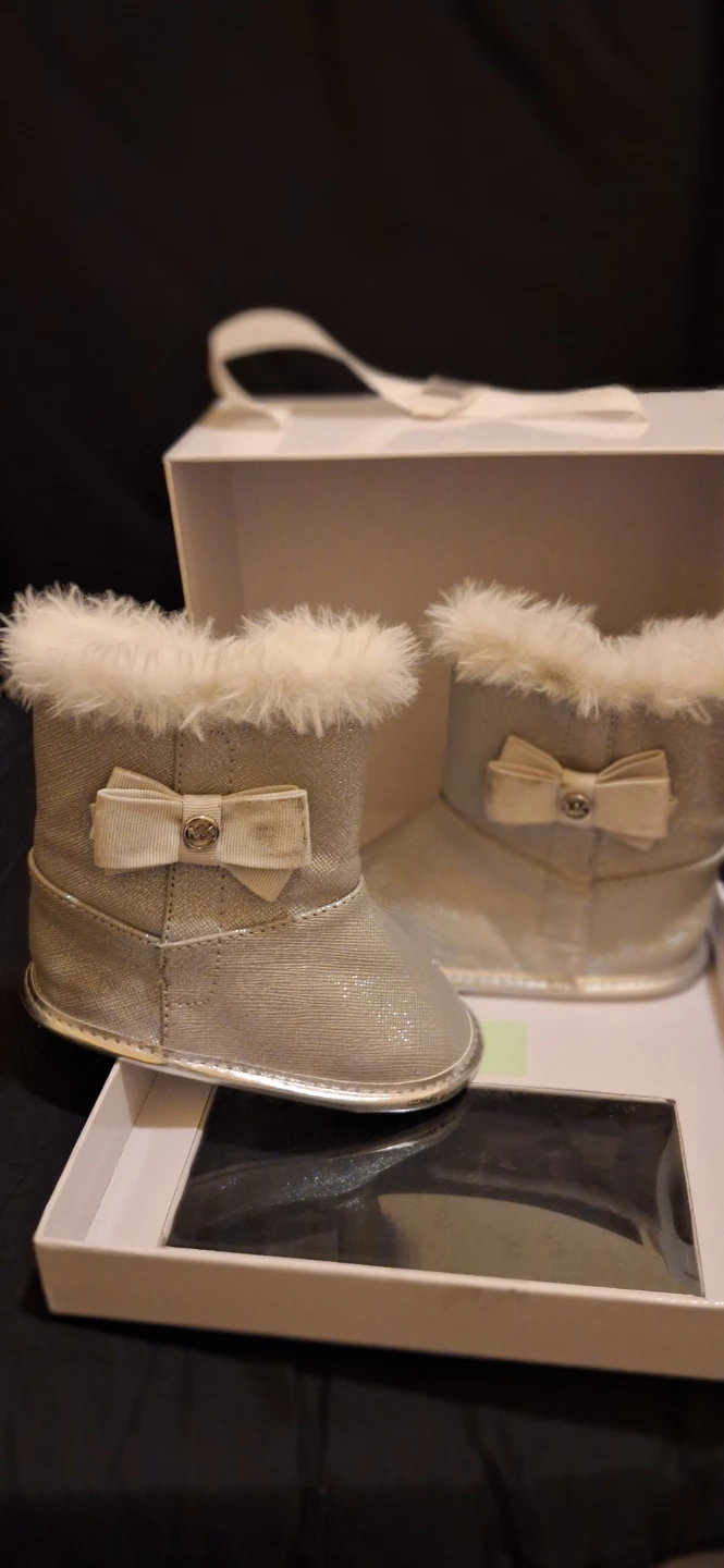 New Michael Kors Baby Booties - Size 4