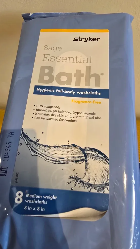 Stryker Sage Essential Bath Washcloths, 8 count lot#1 image indicator(2)
