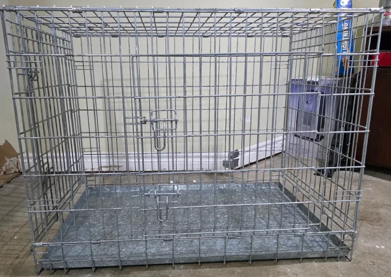 Like New Steel 2 Door Large Dog Crate