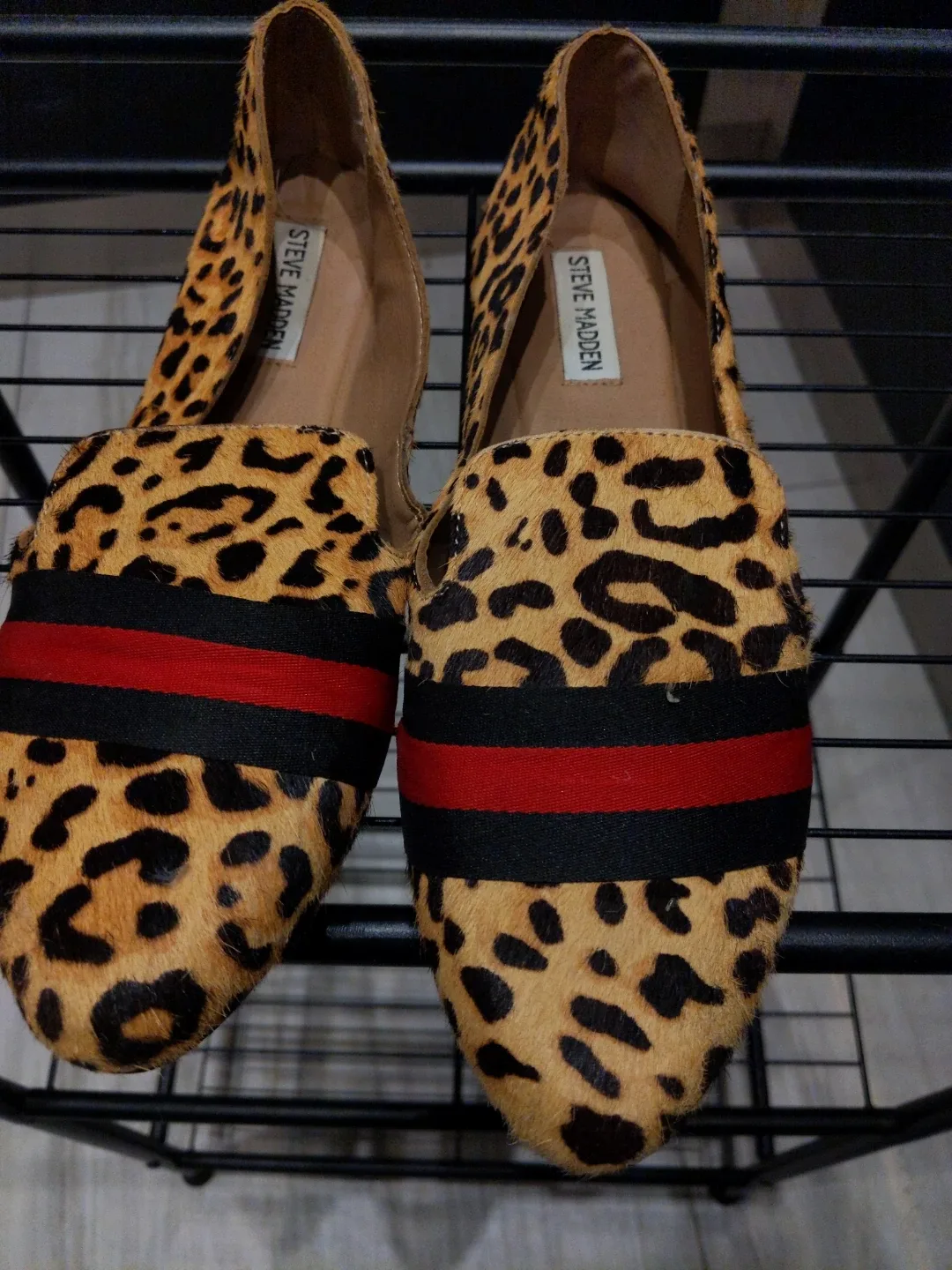 Steve Madden NEMA Leopard Print Flats - Size 10 image indicator(3)