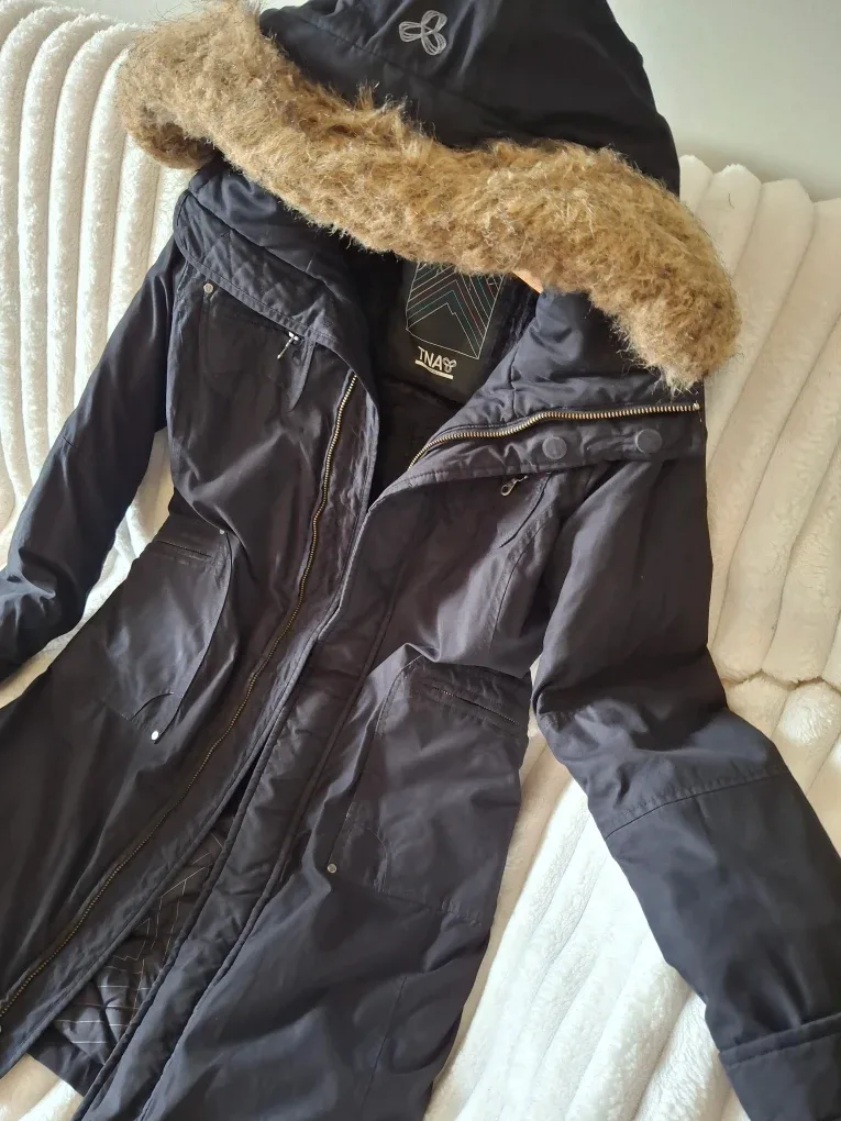 TNA Black Winter Parka image indicator(4)