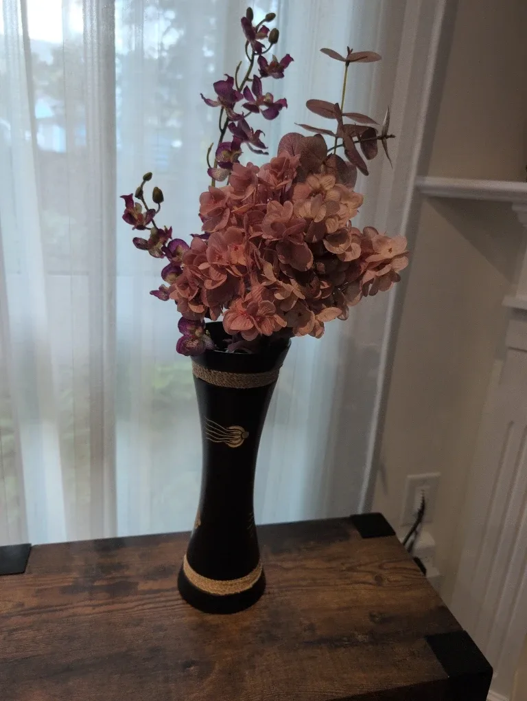Flower Arrangement in Decorative Vase