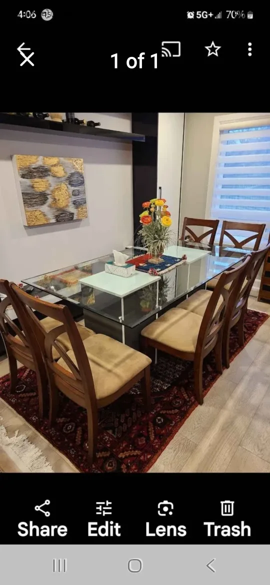 Dining Table with 6 Chairs