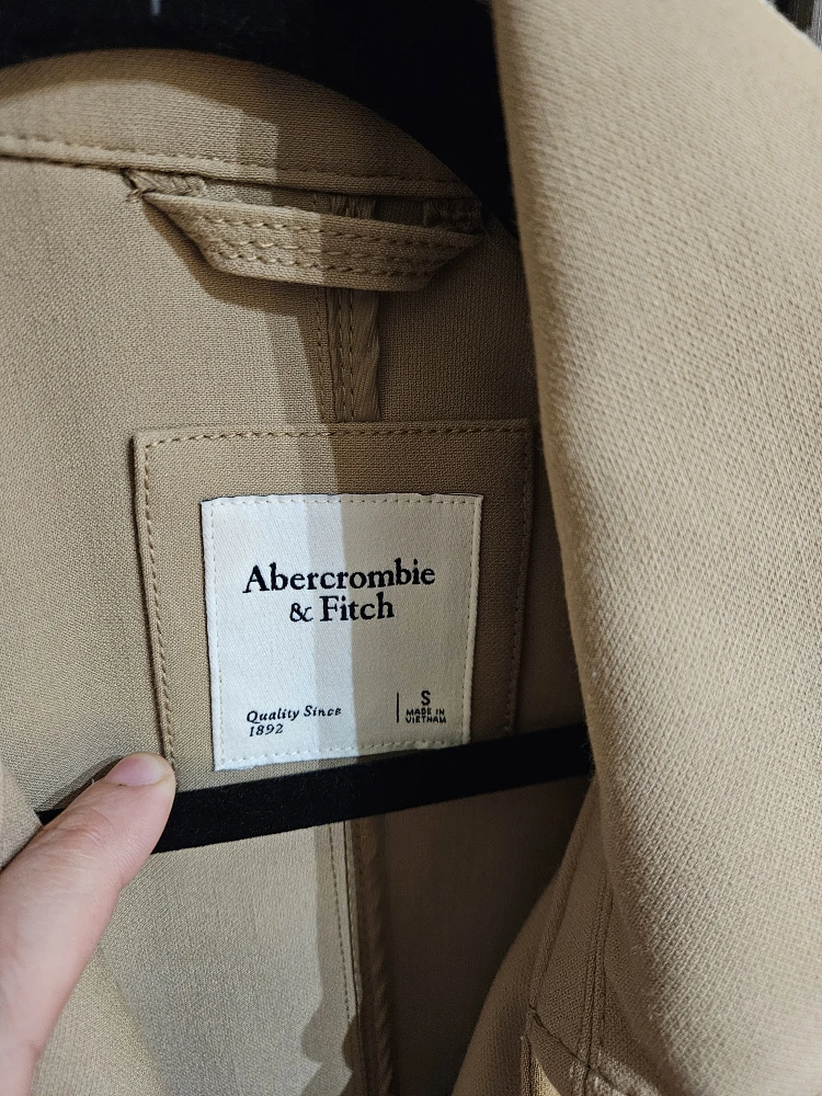 Abercrombie & Fitch Beige Trench Women Coat - Size S - photo 2