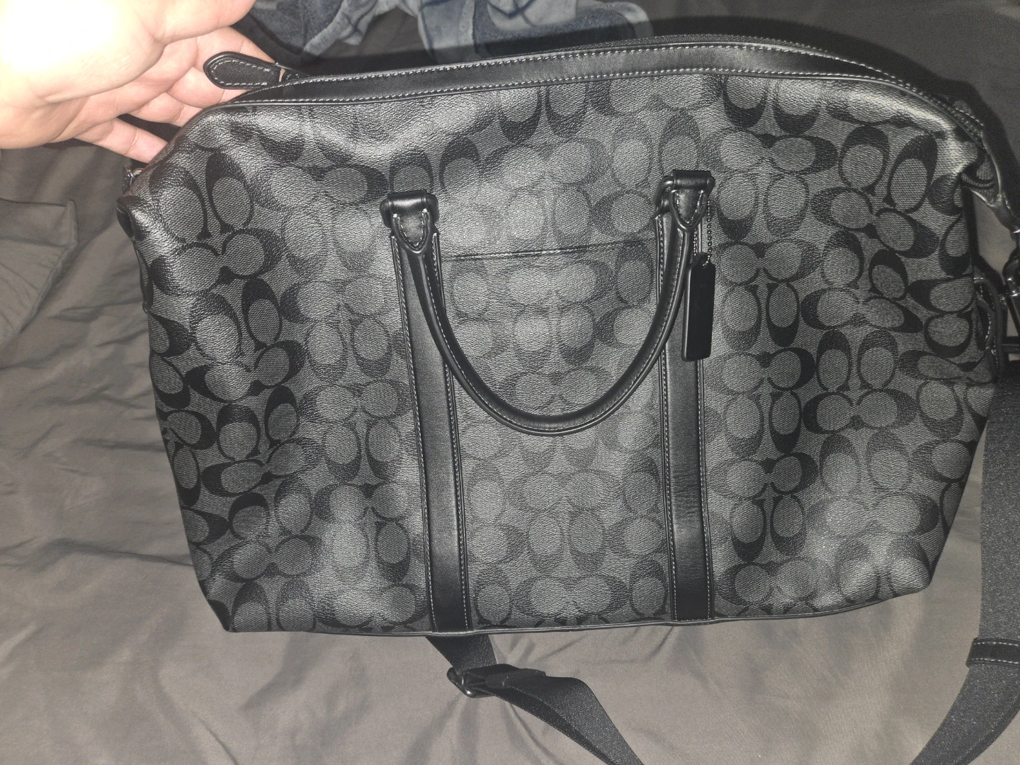 Leather duffle bag - photo 5