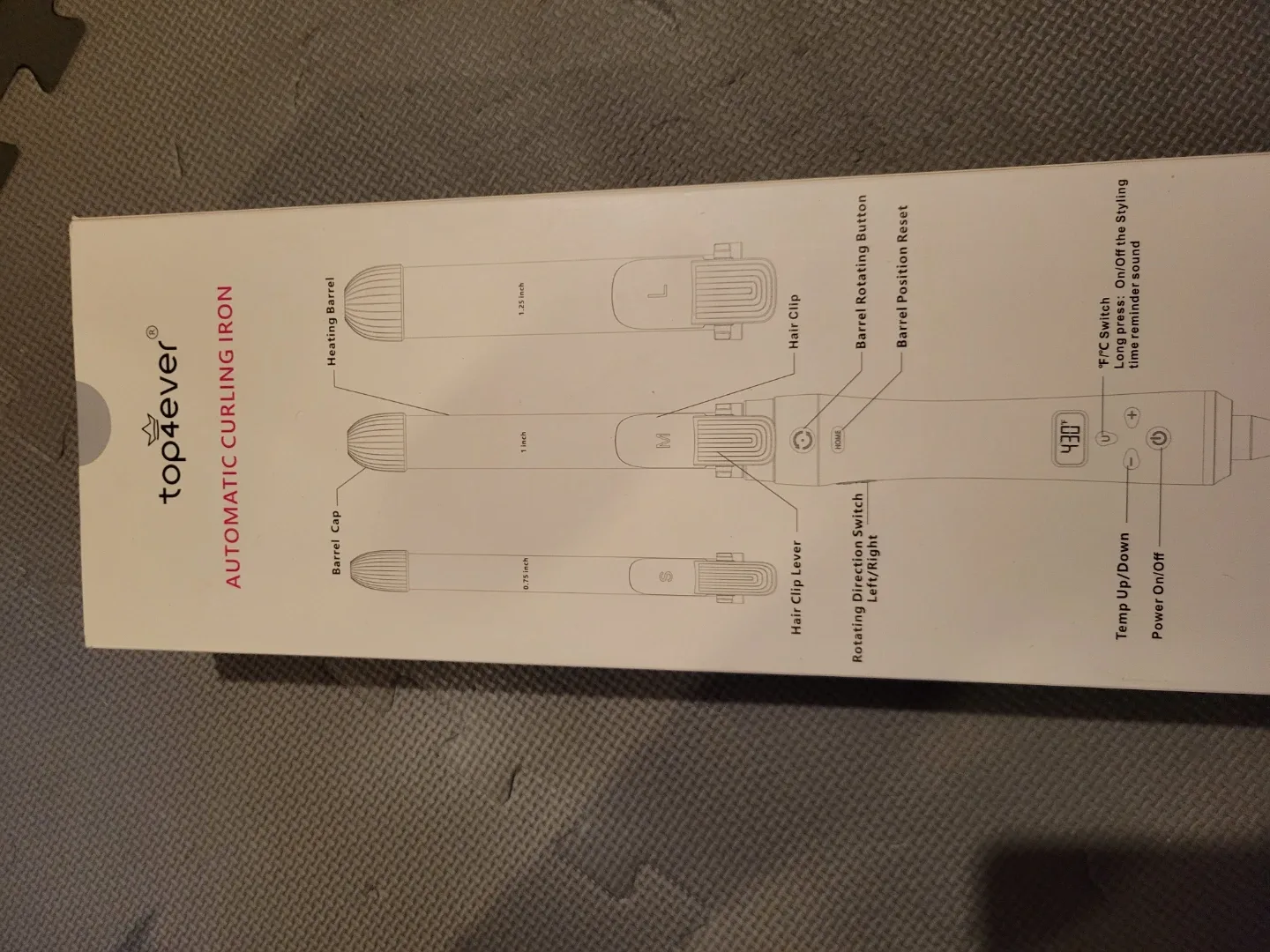 3 in 1 Auto Rotating Curling Iron image indicator(7)