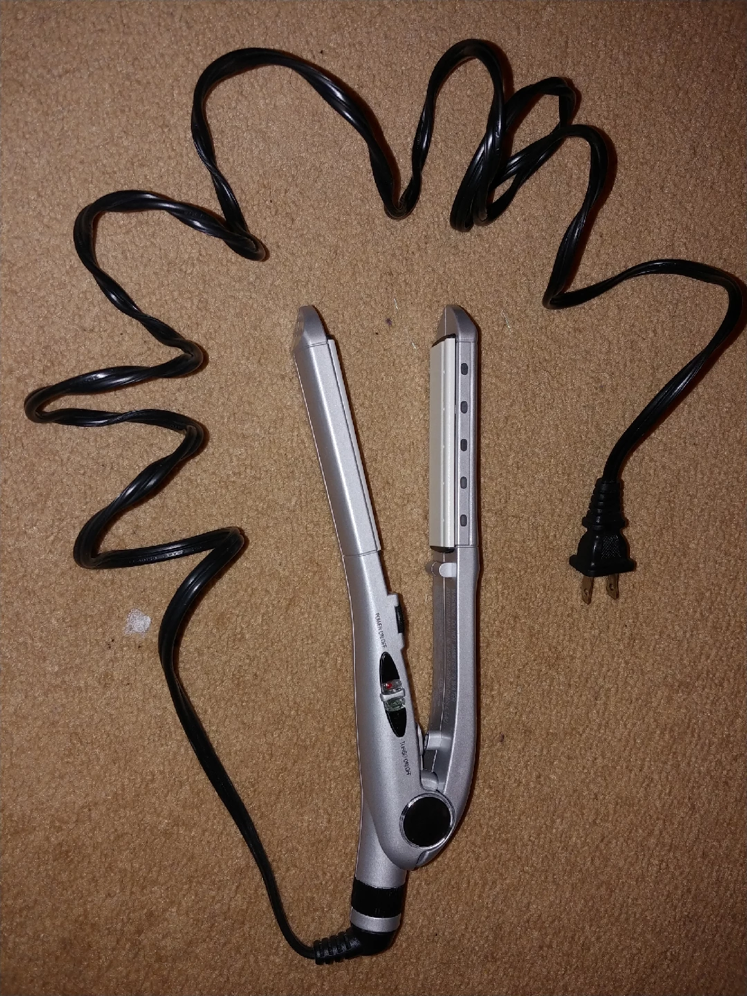 Conair Ceramic Wet & Dry Turbo Hair Straightener Flat Iron - photo 2