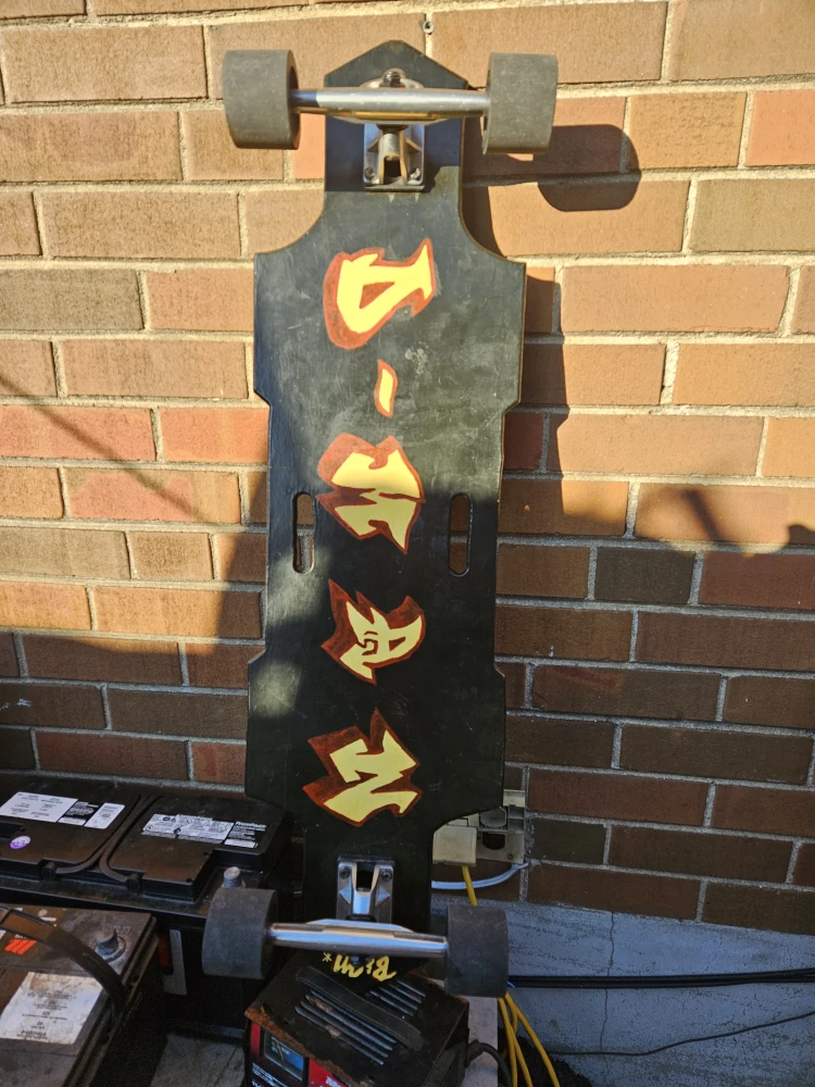 Used Longboard Skateboard
