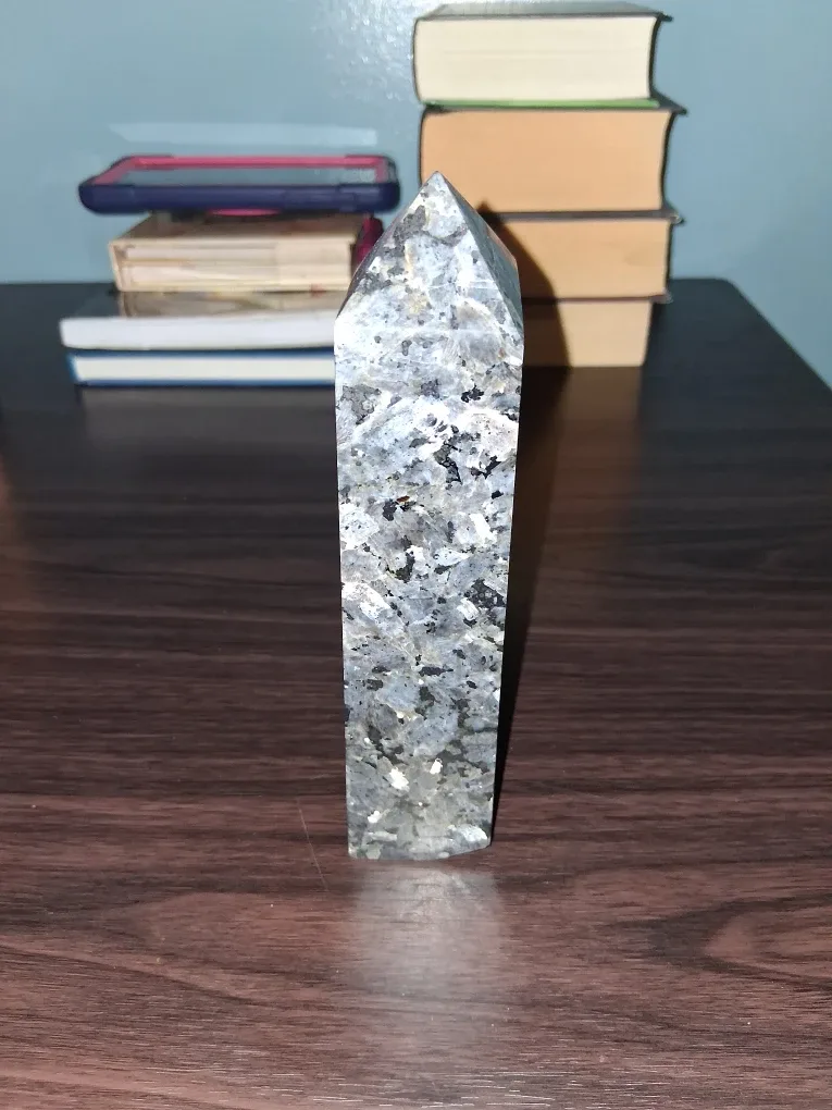 7 Inches Tall Larvikite Igneous Rock Tower image indicator(2)
