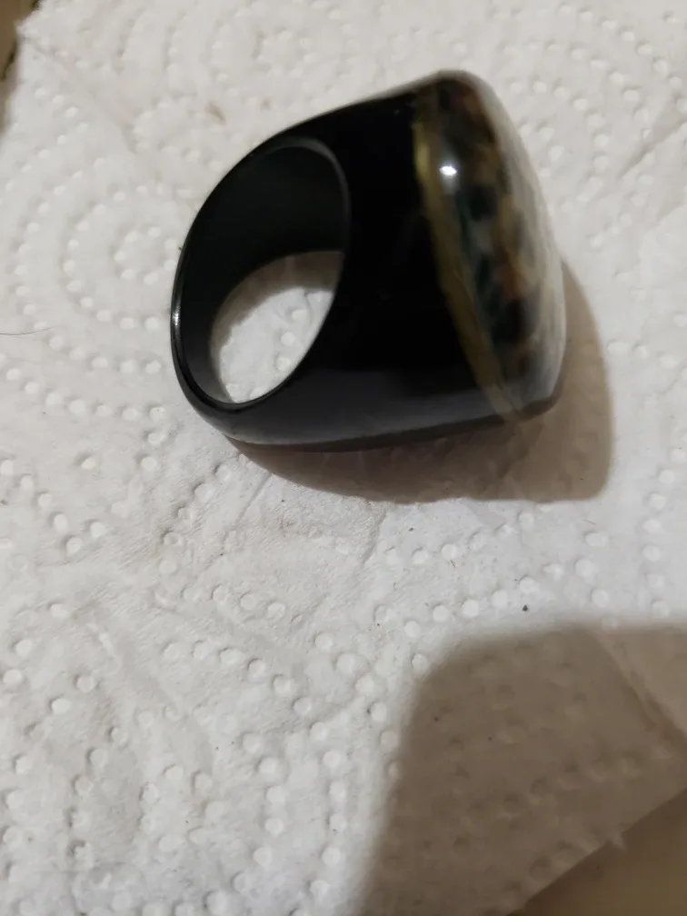 Leopard Print Resin Ring image indicator(3)