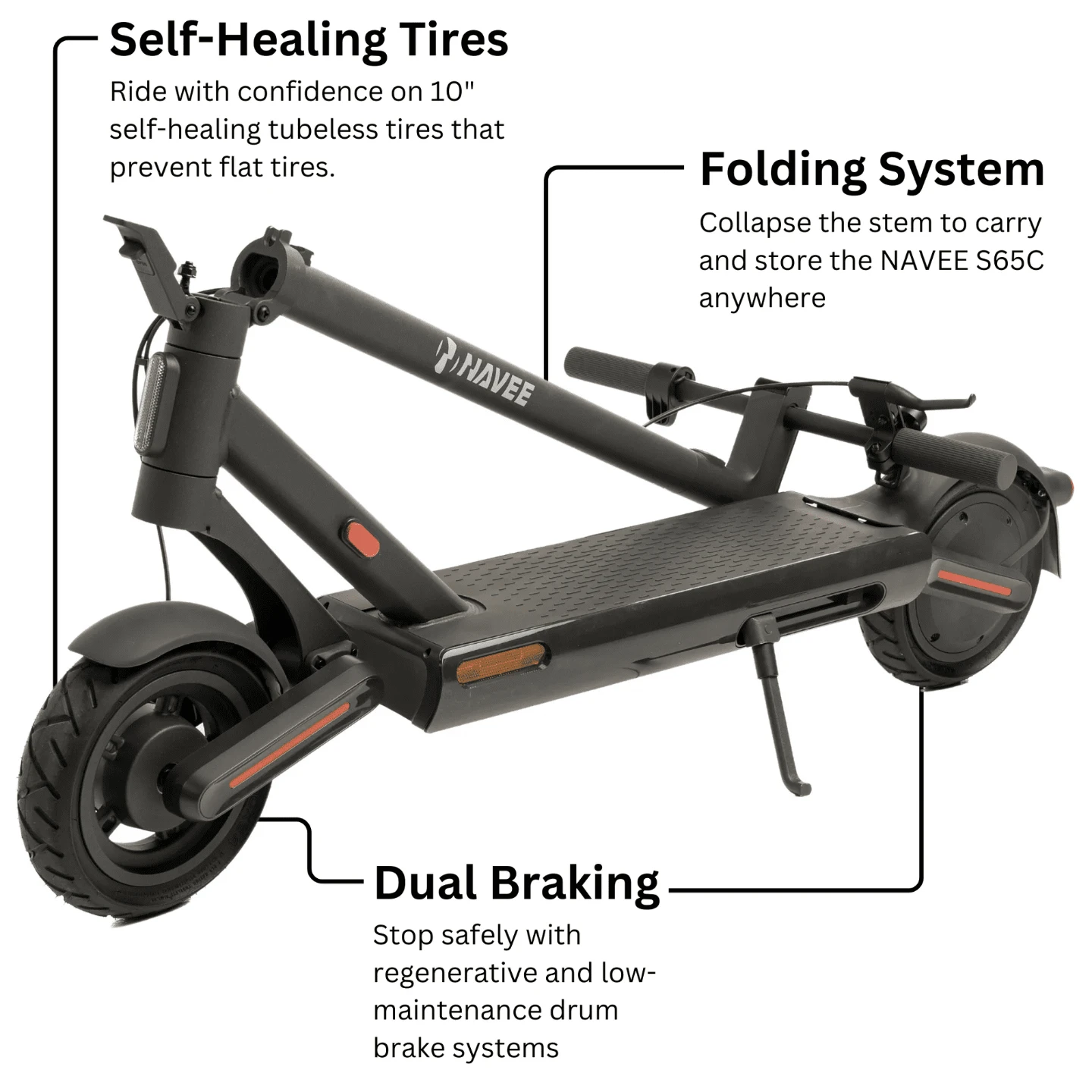 NAVEE S65C Folding Electric Scooter