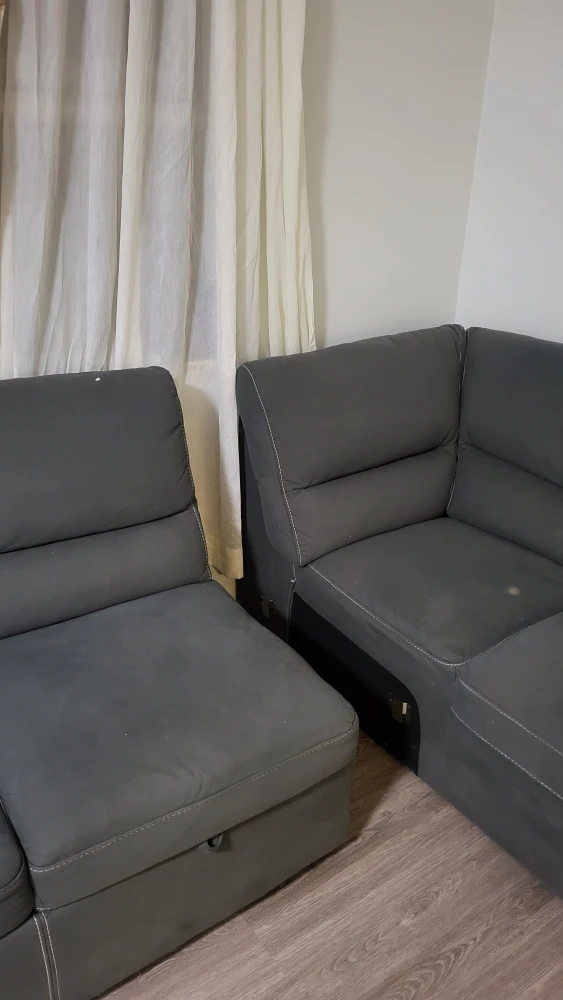 Grey Sectional Sofa - photo 4