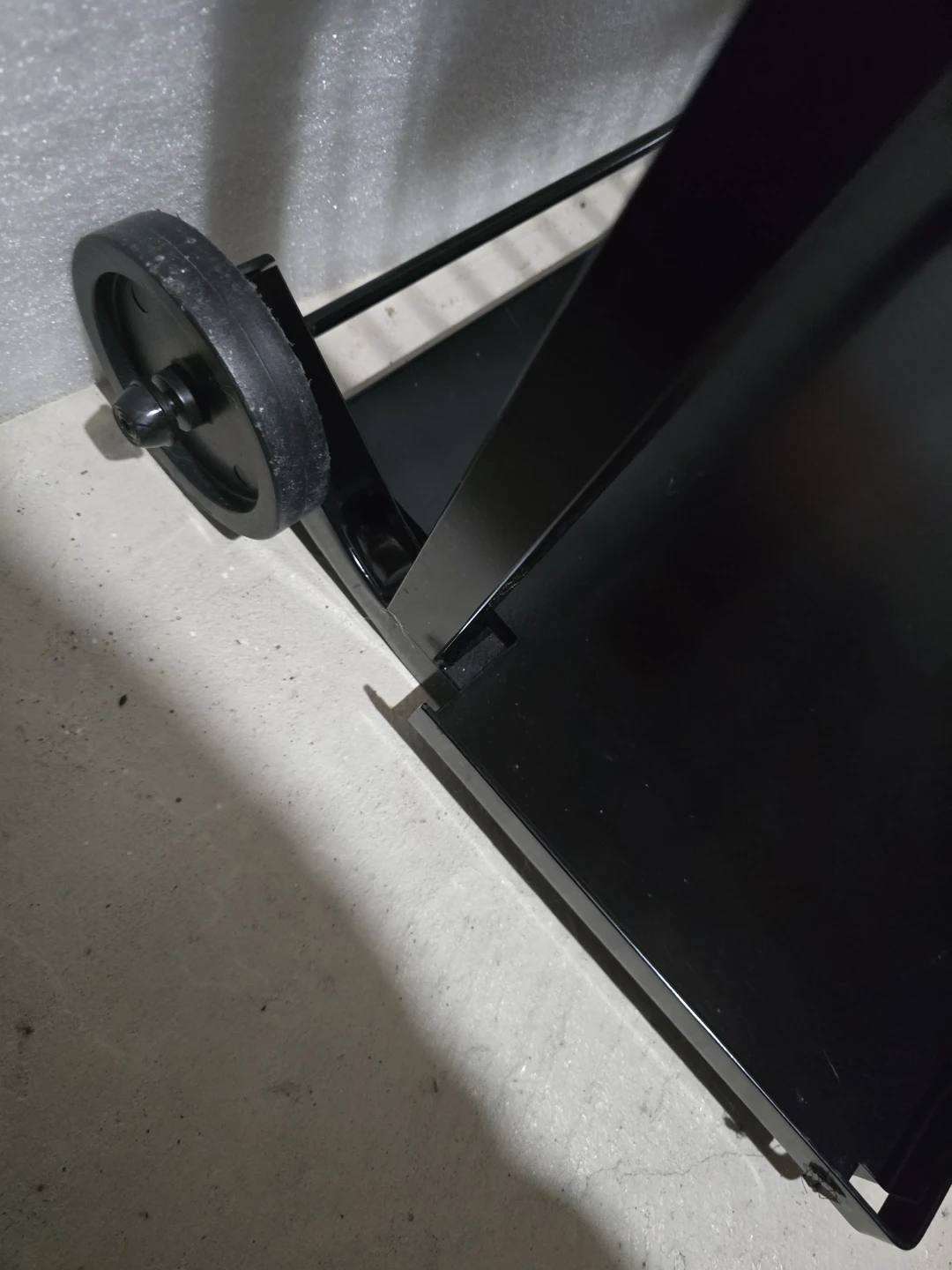 Black Metal Rolling Storage Cart - photo 3