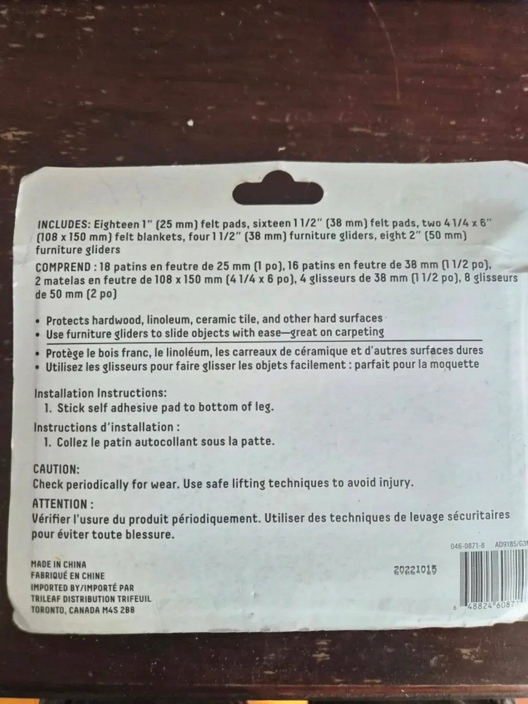 Certified Felt Pads & Furniture Gliders - Assorted image indicator(2)