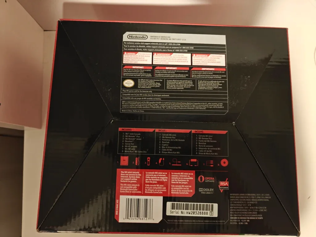 Brand new sealed Wii Mini with Mario Kart image indicator(3)