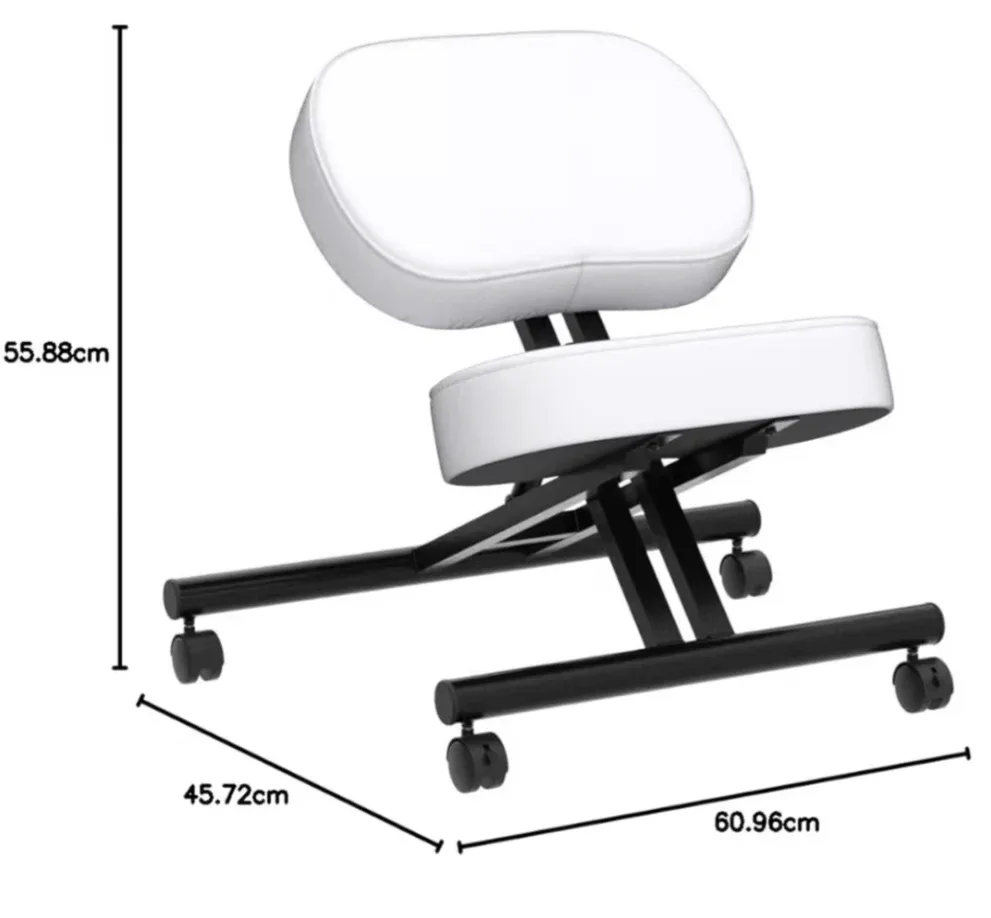 DRAGONN White Ergonomic Kneeling Chair - New in Box! thumbnail