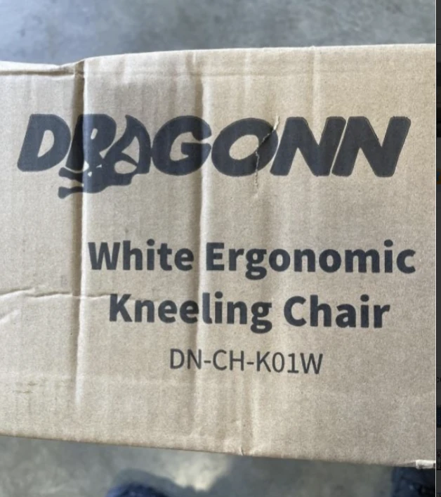 DRAGONN White Ergonomic Kneeling Chair - New in Box! - photo 3