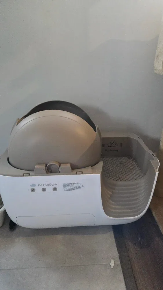 PetSnowy Self-Cleaning Cat Litter Box image indicator(2)