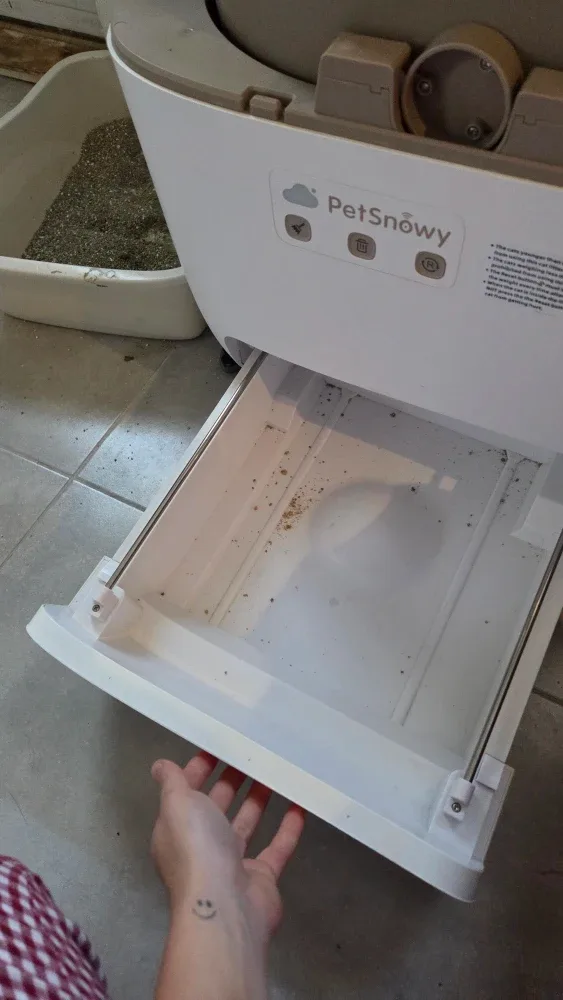 PetSnowy Self-Cleaning Cat Litter Box image indicator(4)