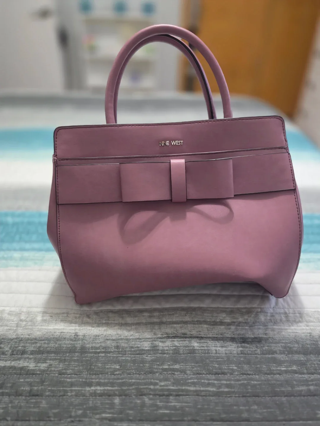 Nine West Pink Satchel Handbag