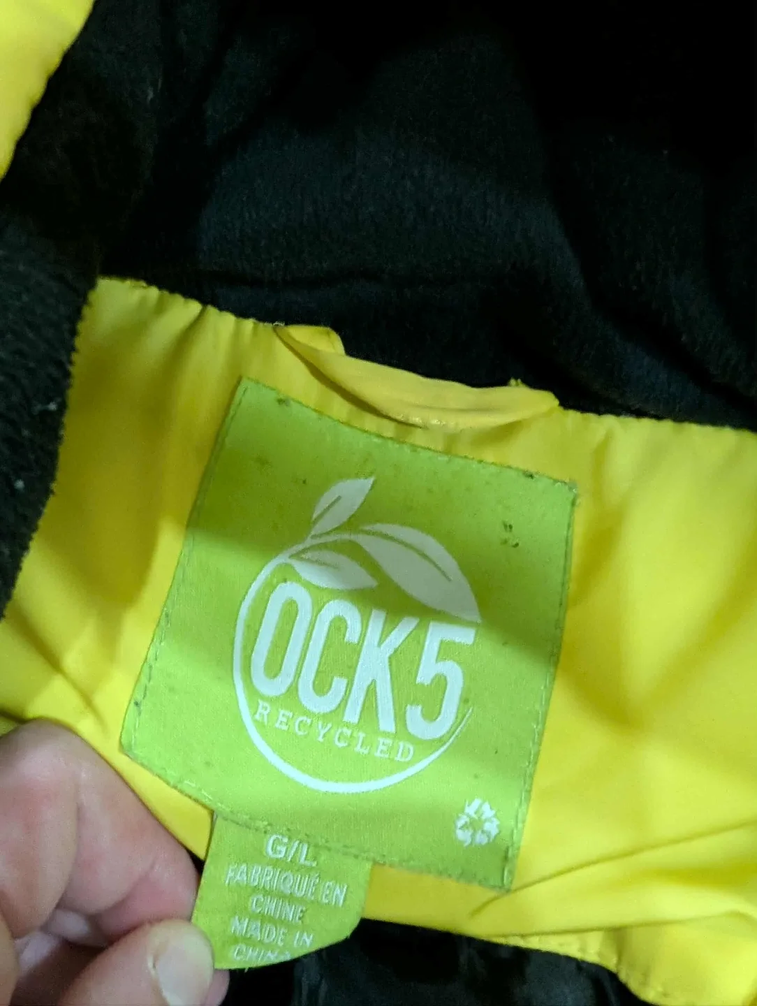 OCK5 Yellow Puffer Jacket - Size G/L image indicator(3)